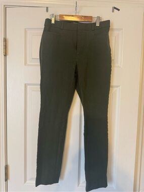 Banana Republic Sloan high-rise in army green Sz 6P